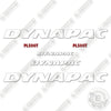 Image of Fits Dynapac PL500T Decal Kit Compact Planer