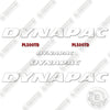 Image of Fits Dynapac PL500TD Decal Kit Compact Planer
