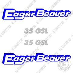 Fits Eager Beaver 35 GSL Decal kit Trailer