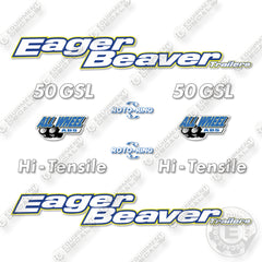 Fits Eager Beaver 50GSL Decal Kit Trailer