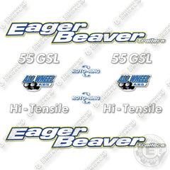 Fits Eager Beaver 55GSL Decal Kit Trailer