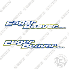 Fits Eager Beaver Decal Kit Trailer 57" Logos