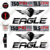 Image of Eagle 150PSI TT90G Decal Kit Air Compressor - Aftermarket Kit
