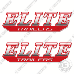 Fits Elite Trailers Decal Kit Trailer 36" Logos