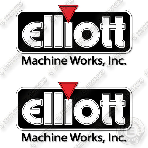 Elliott Logo Decal Kit Utility Truck - 9 Inch - Aftermarket Kit