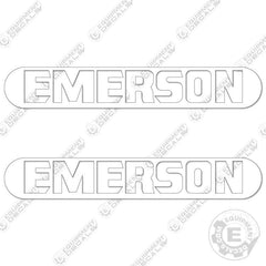 Fits Emerson Trailer 20" Decal Kit
