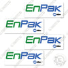 Image of Miller Enpak Logos Decal Kit - 16 Inches- Aftermarket Kit