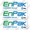 Image of Miller Enpak A30GBW Decal Kit Welder - Aftermarket Kit