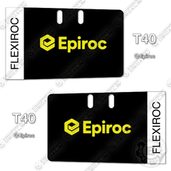 Fits Epiroc T40 Flexiroc Decal Kit Mining Drill Rig