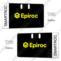 Fits Epiroc T40 Smartroc Decal Kit Mining Drill Rig