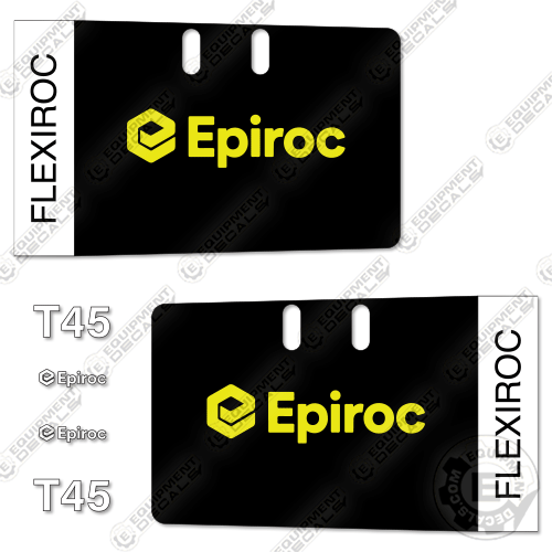 Fits Epiroc T45 Flexiroc Decal Kit Mining Drill Rig