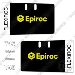 Fits Epiroc T45 Flexiroc Decal Kit Mining Drill Rig
