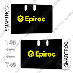 Fits Epiroc T45 Smartroc Decal Kit Mining Drill Rig