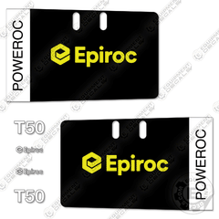 Fits Epiroc T50 Poweroc Decal Kit Mining Drill Rig