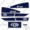 Image of Fits Fiori D40 Decal Kit Dumper
