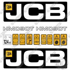 Fits JCB HM090T Decal Kit Hammer