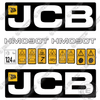 Image of Fits JCB HM090T Decal Kit Hammer