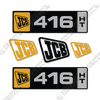 Image of Fits JCB 416 HT Decal Kit Wheel Loader