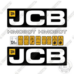 Fits JCB HM080T Decal Kit Hammer