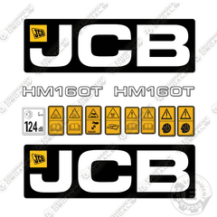 Fits JCB HM160T Decal Kit Hammer