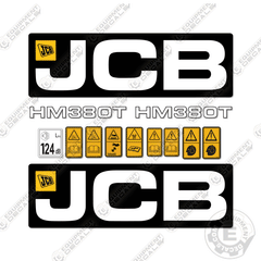 Fits JCB HM380T Decal Kit Hammer