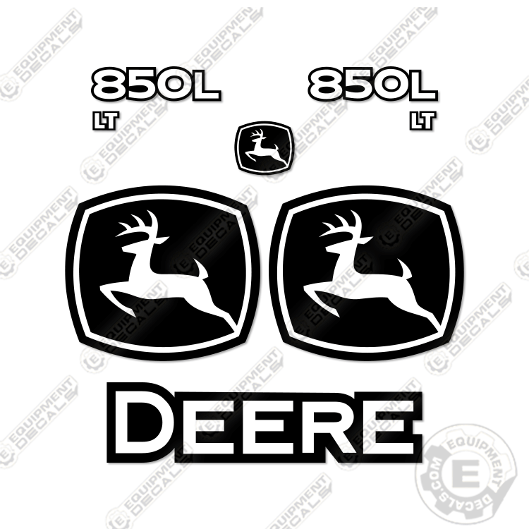 Fits John Deere 850L LT Dozer Crawler Decal Kit