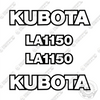 Image of Fits Kubota LA1150 Decal Kit Frontend Loader Attachment