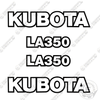Image of Fits Kubota LA350 Decal Kit Frontend Loader Attachment