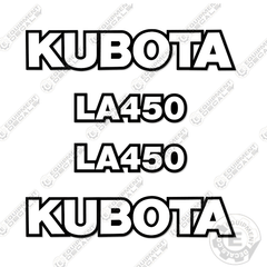 Fits Kubota LA450 Decal Kit Frontend Loader Attachment