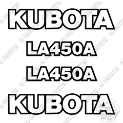 Fits Kubota LA450A Decal Kit Frontend Loader Attachment