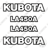Image of Fits Kubota LA450A Decal Kit Frontend Loader Attachment