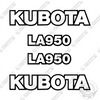Image of Fits Kubota LA950 Decal Kit Frontend Loader Attachment