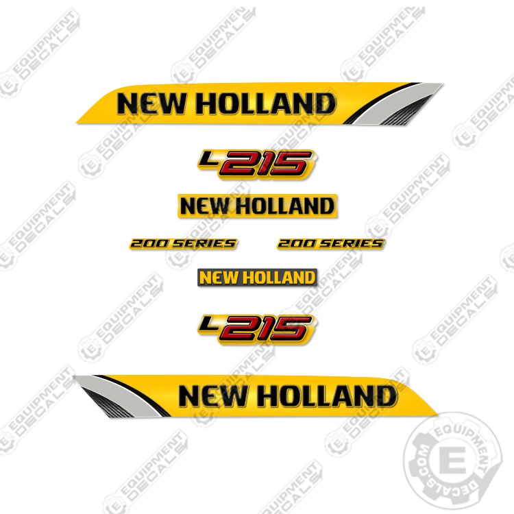 Fits New Holland L215 Decal Kit Skid Steer
