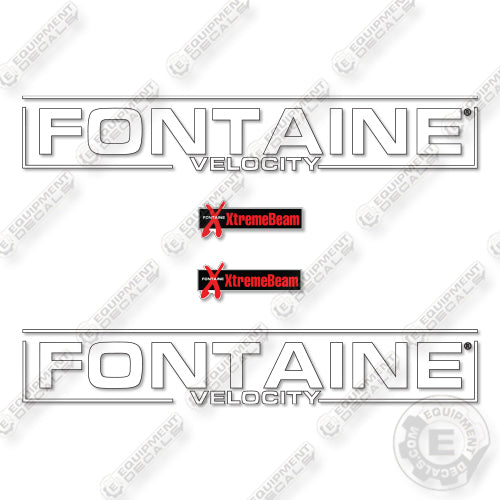 Fontaine Velocity Decal Kit Trailer - Aftermarket Kit