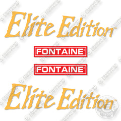 Fits Fontaine Elite Edition Trailer Logos Decal Kit Trailer