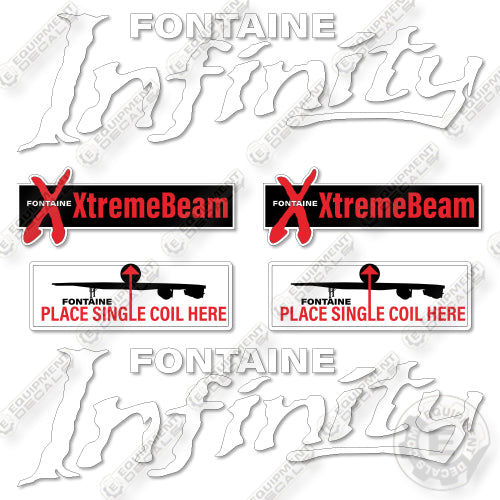 Fontaine Infinity Semi Logo Decal Kit Trailer - Aftermarket Kit