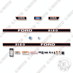 Fits Ford 2120 HSS Decal Kit Tractor