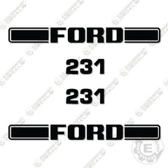 Fits Ford 231 Decal Kit Tractor