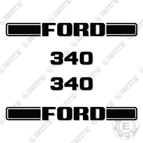 Fits Ford 340 Decal Kit Tractor