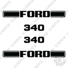 Fits Ford 340 Decal Kit Tractor