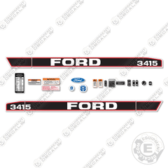 Fits Ford 3415 Decal Kit Tractor