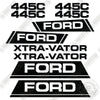 Image of Fits Ford 445C Decal Kit Loader Tractor- Style 2