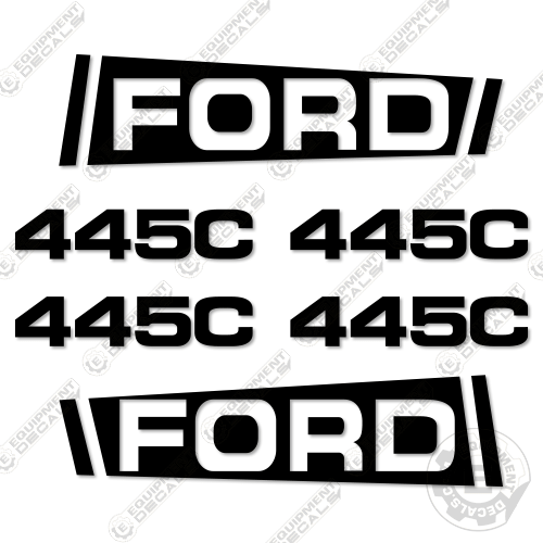 Fits Ford 445C Decal Kit Tractor