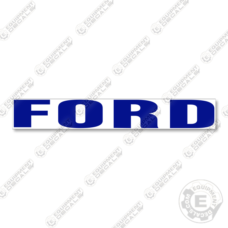 Ford Logo 18.5" - Blue With White Background