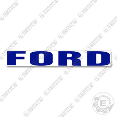 Ford Logo 18.5" - Blue With White Background