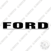 Image of Ford Logo 18.5" - Black With White Background