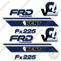 Fits FRD Kent FX225 Decal Kit Hydraulic Hammer