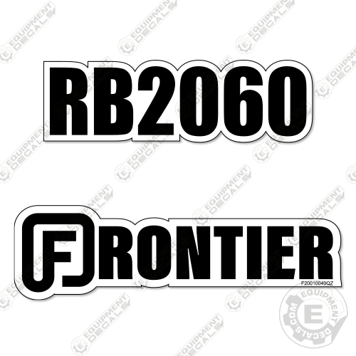 Fits Frontier RB2060 Decal Kit Blade