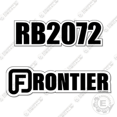 Fits Frontier RB2072 Decal Kit Blade