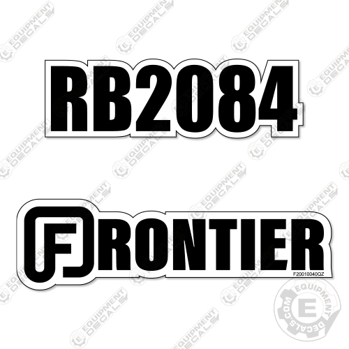 Fits Frontier RB2084 Decal Kit Blade
